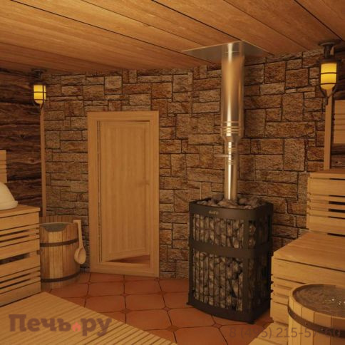 Банная печь Grill’D Fortuna 280G window black фото 3