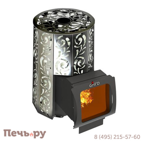 Банная печь Grill'D Violet Long Window Max фото 2