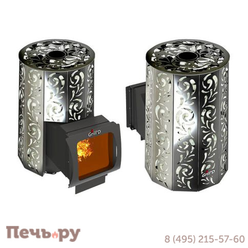 Банная печь Grill'D Violet Long Window Max фото
