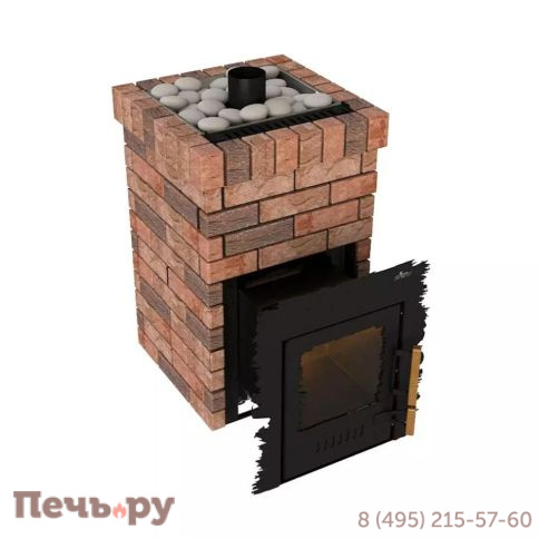 Банная печь Grill'D Violet Retro Long камень 20 кг фото 7