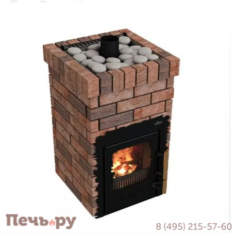 Банная печь Grill'D Violet Retro Short камень 20 кг фото 2