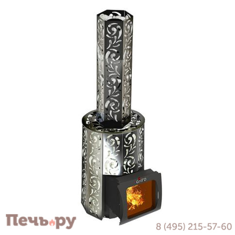 Банная печь Grill'D Violet Short Window Max фото 2