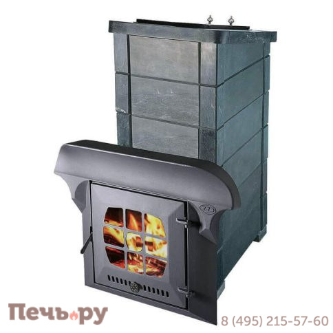 Банная печь Инжкомцентр ВВД Калита Экстрим РК в облицовке талькохлорит фото