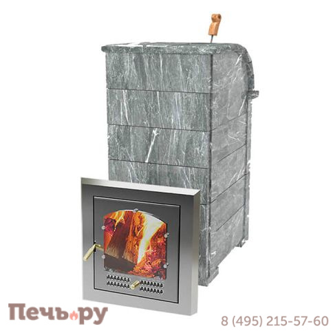 Банная печь Инжкомцентр ВВД Князь Калита в облицовке талькохлорит фото