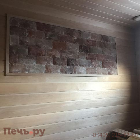 Банная печь ИзиСтим Геленджик в трёхстороннем кожухе с открытым верхом из талькохлорита фото 5