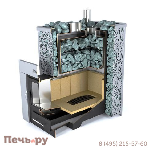 Банная печь ИзиСтим Ялта 15 модерн фото 4