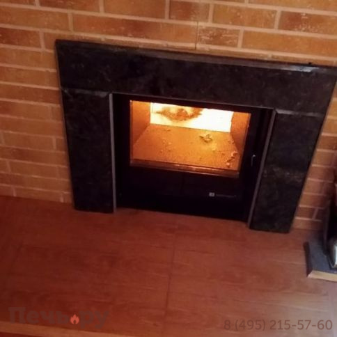 Банная печь ИзиСтим Ялта 15 в кожухе из природного камня фото 7