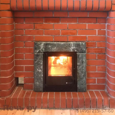 Банная печь ИзиСтим Ялта 25 в кожухе из природного камня фото 7