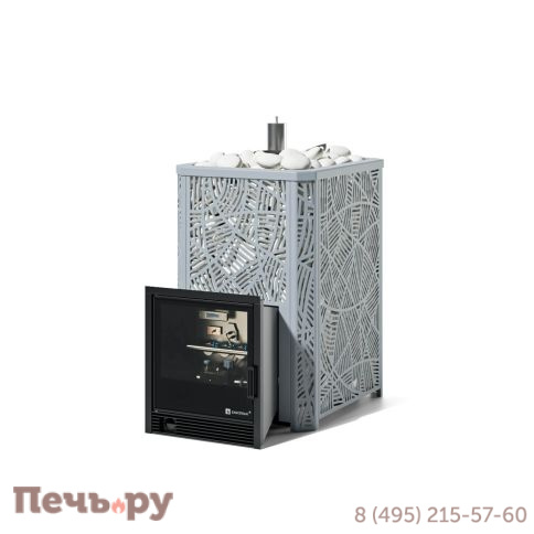 Банная печь ИзиСтим Ялта 35 Модерн с газовой горелкой фото 4
