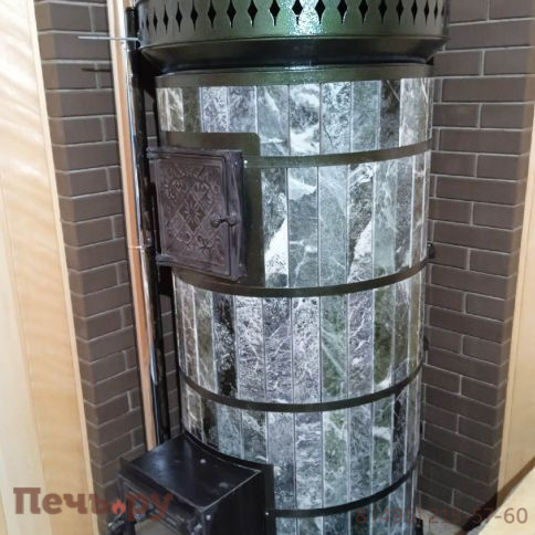 Банная печь КДМ Русская баня с закрытой каменкой в змеевике фото 4
