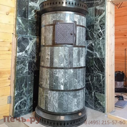 Банная печь КДМ Русская баня с закрытой каменкой в змеевике фото 5