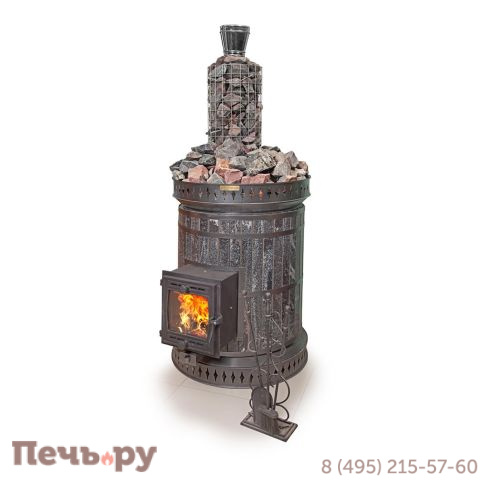 Банная печь КДМ Русская баня в амфиболите фото