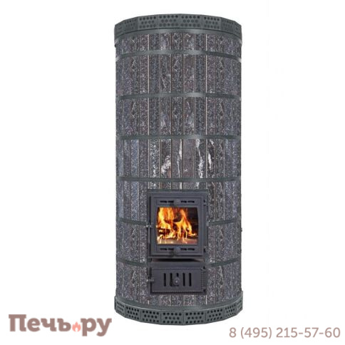 Банная печь КДМ с обращенным пламенем Обращенка в амфиболите фото 2