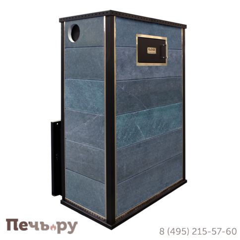 Банная печь Klover RT 100-RV 310S в облицовке серпентинит фото 3