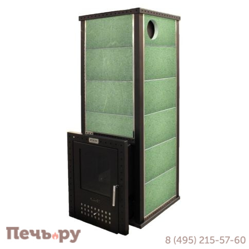 Банная печь Klover RT 50-RV в облицовке Жадеит фото