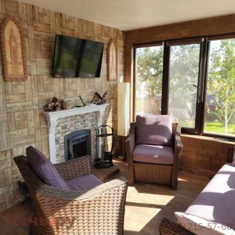 Банная печь Прометалл Атмосфера L с сеткой нержавейкой фото 20