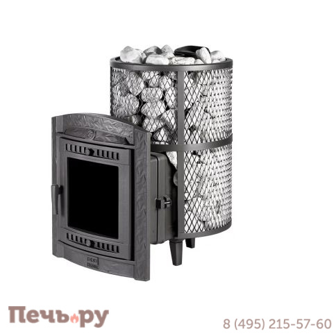 Банная печь Прометалл Атмосфера L+ сетка нержавейка фото