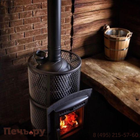 Банная печь Прометалл Атмосфера М КТТ сетка фото 2