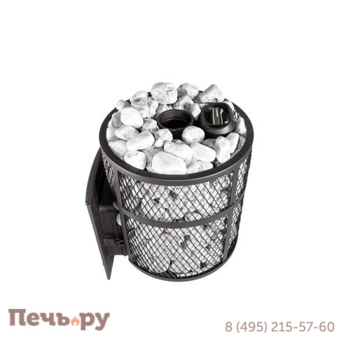 Банная печь Прометалл Атмосфера М КТТ сетка нержавейка фото 10