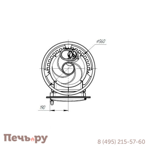 Банная печь Прометалл Атмосфера М КТТ сетка нержавейка фото 7