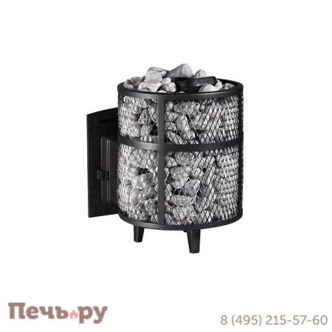 Банная печь Прометалл Атмосфера М+ сетка нержавейка фото 5