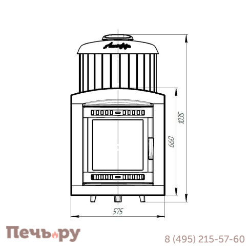 Банная Печь Прометалл Атмосфера XL КТТ в ламелях фото 8