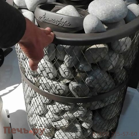 Банная печь Прометалл Атмосфера XL (Про) с сеткой нержавейкой фото 31