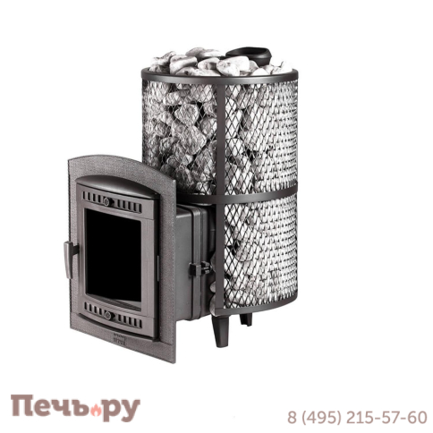 Банная печь Прометалл Атмосфера XL с сеткой нержавейкой фото 18