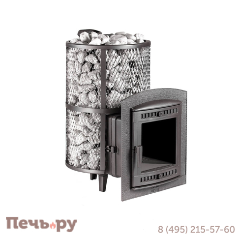 Банная печь Прометалл Атмосфера XL с сеткой нержавейкой фото 20
