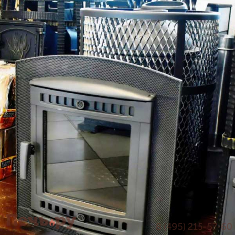 Банная печь Прометалл Атмосфера XL с сеткой нержавейкой фото 28