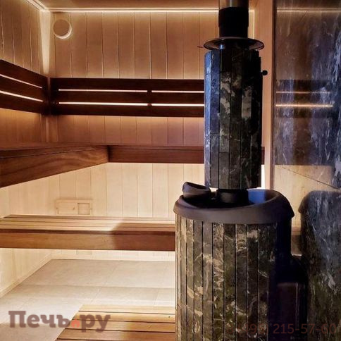 Банная Печь Прометалл Атмосфера XL в ламелях фото 10