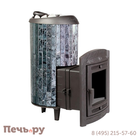 Банная Печь Прометалл Атмосфера XL в ламелях фото 31