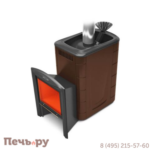 Банная печь ТМФ Гейзер 2014 Inox Витра ЗК фото
