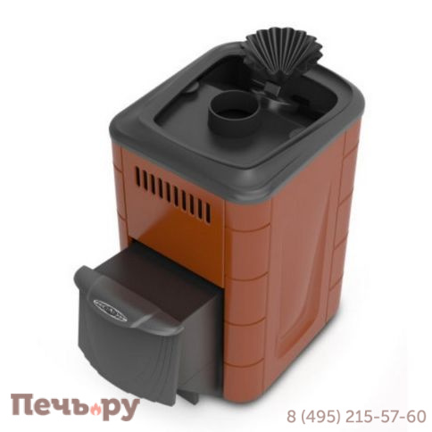Банная печь ТМФ Гейзер Мини 2016 Carbon ДА ЗК терракота фото