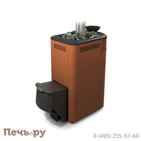 Банная печь ТМФ Гейзер XXL 2017 Inox ДА ЗК терракота фото