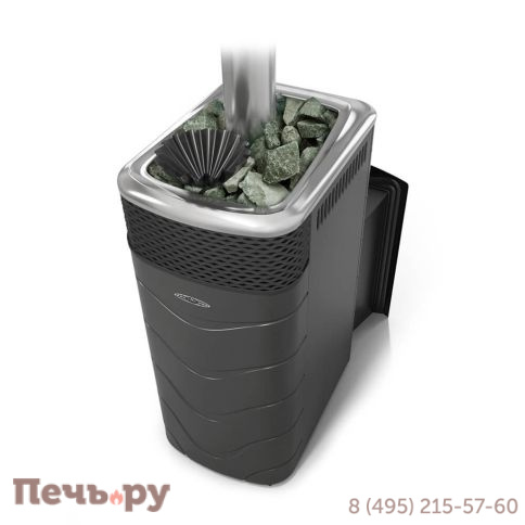 Банная печь ТМФ Гейзер XXL 2017 Inox Витра ЗК антрацит фото