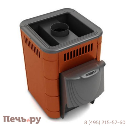 Банная печь ТМФ Оса Carbon ДА КТК терракота фото