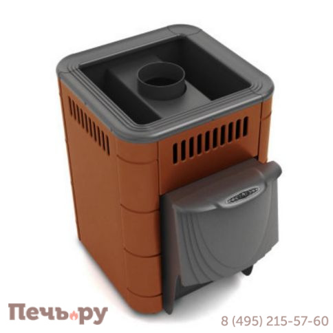Банная печь ТМФ Оса Inox ДА КТК терракота фото