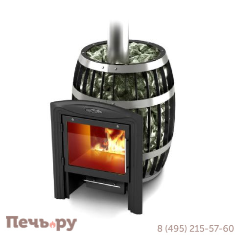 Банная печь ТМФ Саяны Carbon Витра фото
