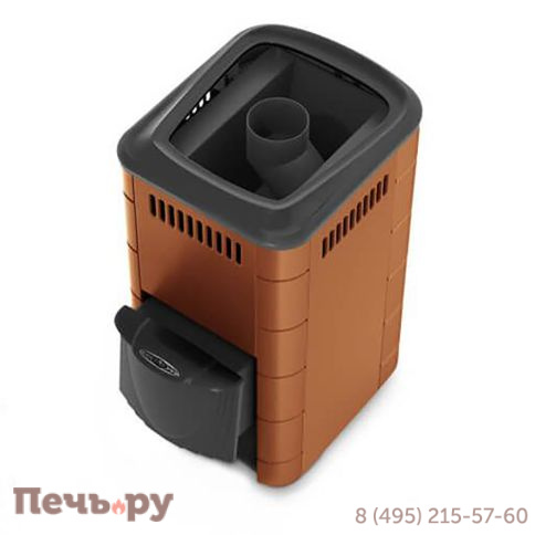 Банная печь ТМФ Тунгуска 2017 Carbon ДА КТК терракота фото