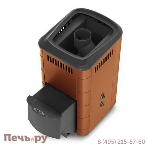 Банная печь ТМФ Тунгуска 2017 Carbon ДА ТО терракота фото