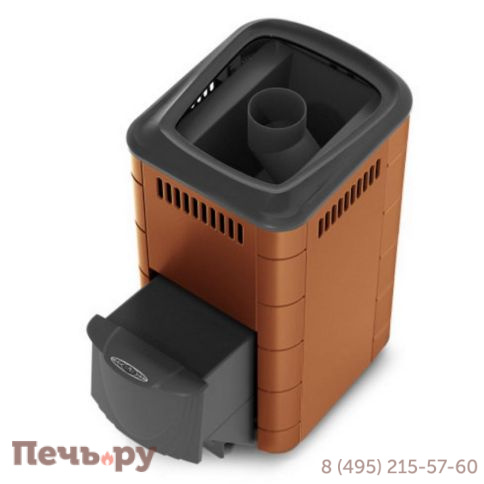 Банная печь ТМФ Тунгуска 2017 Inox ДА терракота фото