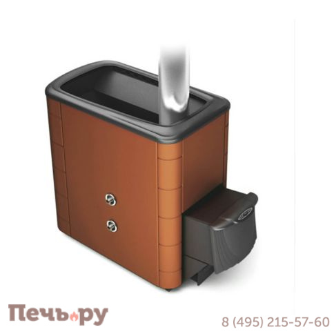 Банная печь ТМФ Тунгуска XXL 2013 Inox ДА ТО терракота фото