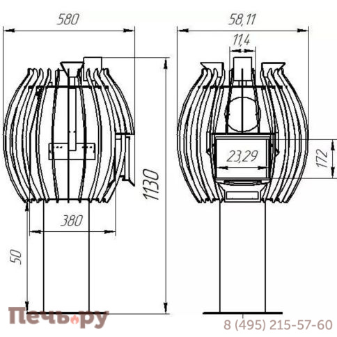 Банная печь Варвара Меридиан фото 9