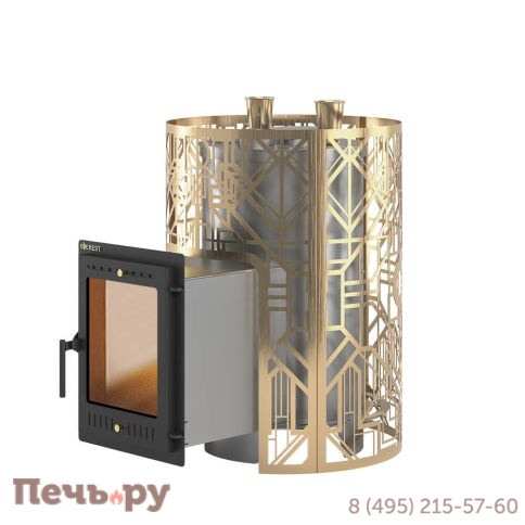 Банная печь Эверест Steam Master Galaxy 30 INOX (320М) Gold фото 2