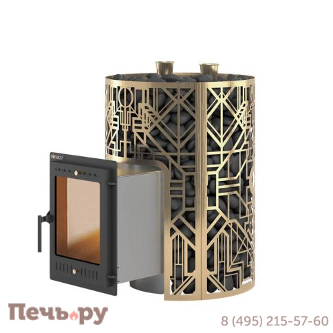 Банная печь Эверест Steam Master Galaxy 30 INOX (320М) Gold фото