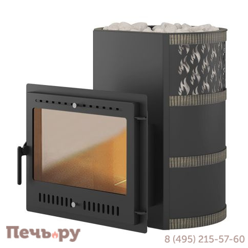Банная печь Везувий Лава 22 Панорама М фото