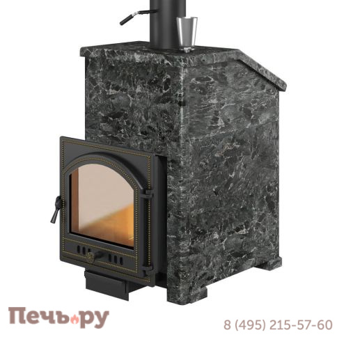 Банная печь Везувий Легенда Ретро 24 (205) в облицовке Президент фото 2