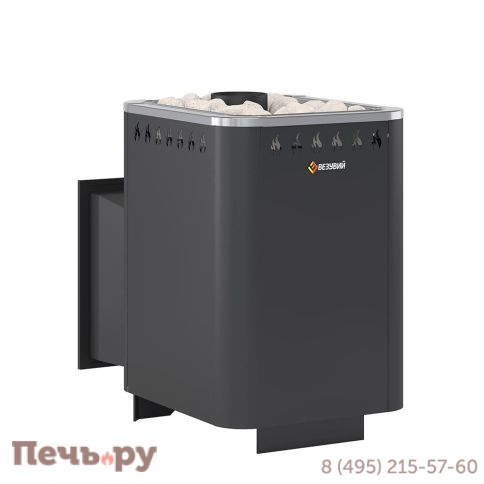Банная печь Везувий Русичъ Антрацит 16 (ДТ-3) 2022 фото 3