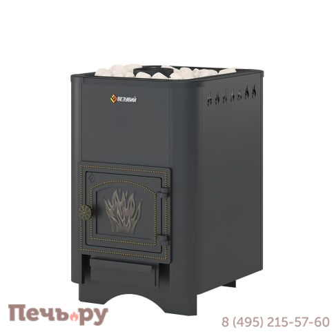 Банная печь Везувий Русичъ Антрацит 16 (ДТ-3) б/в фото
